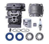 BVNZUFH Kit Guarnizione Olio Cuscinetto pistone Cilindro da 38 mm for Motosega MS211 MS181 C MS171 MS 171 181 211 1139 020 1201 1139 030 0401