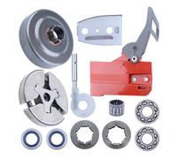BVNZUFH Kit Pompa Olio, Coperchio Laterale Tamburo Frizione, Maniglia Freno Catena, Adatto for Motosega Rancher 50, 51, 55 con Cuscinetti, paraoli, Piastra Barra