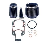 BVNZUFH Kit Soffietto di Scarico con Giunto cardanico Adatto for 1 o 2 unità con Guarnizione 74639Q02 74639A2 816431A1 18654A1 27-94996Q2