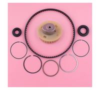 BVNZUFH Puleggia dell'albero a camme, ingranaggio, Cinghia di distribuzione, 39 mm, Anelli del pistone, Set di guarnizioni dell'olio for Tosaerba GX35, Parte del Motore di Piccole Dimensioni.