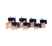 BVTUCMDY Elettrovalvola elettrica a Risparmio energetico normalmente Chiusa, Bobina filettata Femmina in Ottone, alimentabile 24 Ore su 24, 12 V, 24 V, 220 V(NBR-SEAL-380VAC-CLOSED)