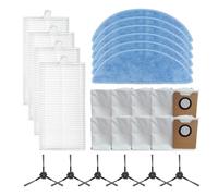 bvwkkynle Compatibile con filtri for aspirapolvere ECOVACS Y1 Y1 Plus Y1 PRO, Panni for mocio, Sacchetti for la Polvere, spazzole Laterali, Accessori for elettrodomestici (A)(B)