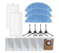 bvwkkynle Compatibile con filtri for aspirapolvere ECOVACS Y1 Y1 Plus Y1 PRO, Panni for mocio, Sacchetti for la Polvere, spazzole Laterali, Accessori for elettrodomestici (A)(A)