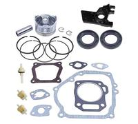 bvwkkynle Kit di ricostruzione pistone, Set Filtro Carburante Compatibile con GX200-5.5HP 6.5HP, guarnizioni Anelli, spinotto pistone, Guarnizione Cilindro, Pezzi di Ricambio for Tosaerba