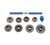 Bvznmilhd Watch Case Opening Tool with 5 Pin 6 Pin 8 Pin Dies, Professional Watch Back Remover Tool, Dual Handle Screw Back Case Opener for Watchmakers and Enthusiasts with Long and Short Ha