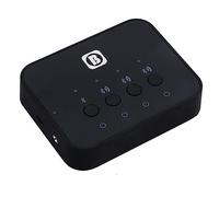 BW-107 Audio Bluetooth Trasmettitore Splitter Adattatore, Stereo Senza Fili Bluetooth 4.0 Ricevitore Audio Funzione di Condivisione Musica 1 in 3 Uscite per Telefono, Tablet, Notebook, Computer, TV