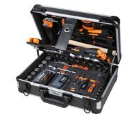 BW 2054E 128 Valigia in Plastica con Assortimento di 128 Utensili per