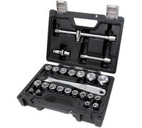 BW 923E/C25 Assortimento di 20 chiavi a bussola esagonali e 5 accessori in