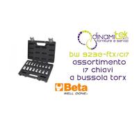 BW 923E-FTX/C17 ASSORTIMENTO DI 17 CHIAVI A BUSSOLA PER VITI CON PROFILO TORX® B