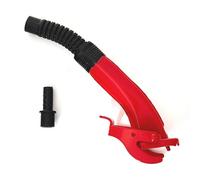 BW Beccuccio flessibile per tanica di carburante in metallo 5/10/20 litri Flex Standard con supporto per tanica da 10/20 litri rosso RAL 3000 Made in Europe