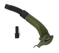 BW Beccuccio flessibile per tanica di carburante in metallo 5/10/20 litri Flex Standard con supporto per tanica da 10/20 litri verde oliva RAL 6003 Made in Europe