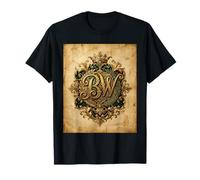 BW - Iniziali B W Nome Cognome Onomastics Onomatology Maglietta