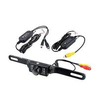 BW® - Videocamera wireless per targa veicoli, per retromarcia e parcheggio, con sensori CMOS, 135 gradi (E322), visione notturna