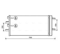 BW5550D AVA QUALITY COOLING Condensatore, Climatizzatore per MINI