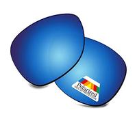 Bwake Lenti di ricambio per occhiali da sole Oakley Split Time OO4129 - Blu ghiaccio polarizzate