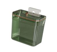 BWANGIAO Bidone della spazzatura da appendere alla, Translucent Green S | Contenitore per rifiuti dal design chiaro per monitorare senza sforzo nella stanza adulti moderni e