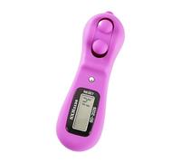 BWANGIAO Contatore Digitale elettronico Portatile con, Purple | Strumento rilassamento per la gestione dello stress per credenti, esercizio delle, pratica spirituale