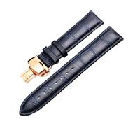 BWBVHRHZY 16mm18mm19mm20mm21mm22mm23mm SoftStrap adatto for Citizen/adatto for Rossini cinturino universale for orologio da donna a sgancio rapido(Dark blue Rose,20mm)