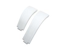 BWBVHRHZY 20mm 21mm cinturino in gomma for fibbia corta adatto for Rolex adatto for Daytona Submariner ruolo OYSTERFLEX Yacht Master cinturino da polso piccolo in silicone(Wei,21mm)