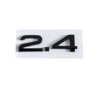 BWBVHRHZY 3d ABS 2.4 3.6 lettere Logo bagagliaio di un'auto distintivo dell'emblema della decalcomania adatta for Audi A4 B7 TT Q5 Q7 A6 B5 B6 C6 C5 A8 S6 S5 S4 RS5 Accessori(24 Gossy Black)