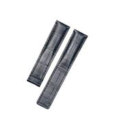 BWBVHRHZY Accessori for orologi Cinturino in pelle nera marrone scuro blu navy 19mm Adatto for TAG Adatto for HEUER Adatto for braccialetto CARRERA 6(Darkblue Black)