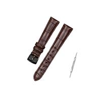BWBVHRHZY Accessori in pelle adatti for cinturino for orologio Zenith ELITE 17 mm viola nero grigio(Brown)