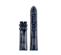 BWBVHRHZY Adatto for Longines Masters Collection L3 L4 L2.628/L2.673 Cinturino for orologio Cinturino for fibbia in pelle 19 20 21mm Cinturino da polso(Blue nk,20mm)