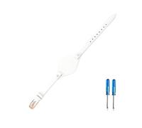 BWBVHRHZY Cinturini compatti in pelle elastici for pelle da donna adatti for cinturino Fossil Es3077 Es2830 Es3262 Es3060 Es4176 8mm(White-Rose-K1)
