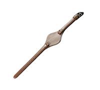 BWBVHRHZY Cinturini compatti in pelle elastici for pelle da donna adatti for cinturino Fossil Es3077 Es2830 Es3262 Es3060 Es4176 8mm(Coffee-Steel-K1)