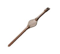 BWBVHRHZY Cinturini compatti in pelle elastici for pelle da donna adatti for cinturino Fossil Es3077 Es2830 Es3262 Es3060 Es4176 8mm(Coffee-Rose-K1)