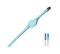 BWBVHRHZY Cinturini compatti in pelle elastici for pelle da donna adatti for cinturino Fossil Es3077 Es2830 Es3262 Es3060 Es4176 8mm(Light blue-Steel-K1)
