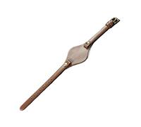 BWBVHRHZY Cinturini compatti in pelle elastici for pelle da donna adatti for cinturino Fossil Es3077 Es2830 Es3262 Es3060 Es4176 8mm(Coffee-Golden-K1)