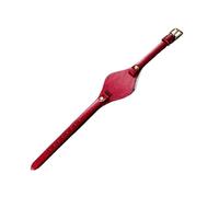BWBVHRHZY Cinturini compatti in pelle elastici for pelle da donna adatti for cinturino Fossil Es3077 Es2830 Es3262 Es3060 Es4176 8mm(Red-Golden-K1)