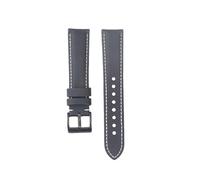 BWBVHRHZY Cinturino for orologio in tessuto ibrido resistente for cinturino in tela for vele 18mm 19mm 20mm 22mm Accessori for cinturini a sgancio rapido(Black wh line 2,18mm)