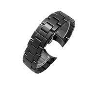 BWBVHRHZY Cinturino in ceramica adatto for cinturini for orologi AR1451 AR1452 AR1400 AR1410 for chiusura in acciaio inossidabile 22mm 24mm(AR1400,24mm)