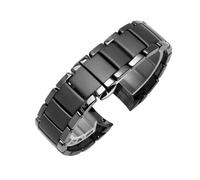 BWBVHRHZY Cinturino in ceramica adatto for cinturini for orologi AR1451 AR1452 AR1400 AR1410 for chiusura in acciaio inossidabile 22mm 24mm(AR1451,24mm)