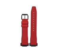 BWBVHRHZY Fluoro Gomma Cinturino in Silicone Morbido Colore Puro Verde Menta Cinturino da Uomo Bracciale Misura for CASIO Misura for G-SHOCK DW5600 DW5610(Red-B pin)