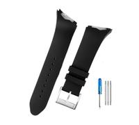 BWBVHRHZY Misura for Hamilton Adventure Elvis Presley Black Man H24655331 H24615331series Interfaccia obliqua Cinturini in gomma 25mm(Black-steel)