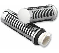 BWC-G3-BC3 GRIPS O-RING DESIGN CHROME HARLEY FXDL 1340 DYNA LOW RIDER 1994