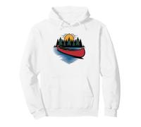 Bwca Canoa Boundary Waters Minnesota Lago Natura Selvaggia Felpa con Cappuccio