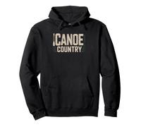 Bwca Canoa Minnesota Natura Selvaggia Boundary Waters Felpa con Cappuccio