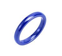 BWDHJLEY Anello in ceramica blu, gioielli alla moda per il pollice del partito impilabile semplice degli uomini