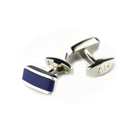 BWDHJLEY Cufflinks for Men Wedding, gemelli da uomo, ovali, rettangolari, da uomo