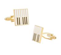 BWDHJLEY Cufflinks - Gemelli da uomo con bottoni per pianoforte