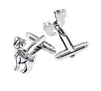 BWDHJLEY Cufflinks Silver - Gemelli da uomo a forma di Ariete per abito
