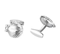 BWDHJLEY Cufflinks Silver - Gemelli da uomo a forma di conchiglia, idea regalo