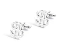 BWDHJLEY Gemelli da uomo in argento, gemelli con simbolo retrò Cufflinks per camicia vestito