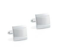 BWDHJLEY Gemelli in argento, noepfs manchette uomo sposo semplice quadrato Cufflinks per camicia vestito
