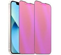 BWEDXEZ Confezione da 2 pellicole protettive in vetro temperato opaco anti-blu per la privacy per iPhone 13 Pro/iPhone 13 / iPhone 14, antiriflesso, anti-spia, pellicola anti-sbirciamento,