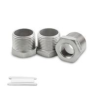 Bwintech 3 Pz da 3/4" maschio a 1/2" femmina con filettatura BSP Connettore esagonale inossidabile di riduzione per la conversione del collegamento dei tubi